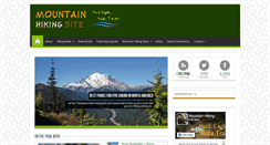 Desktop Screenshot of mountainhikingsite.com