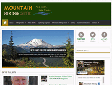 Tablet Screenshot of mountainhikingsite.com